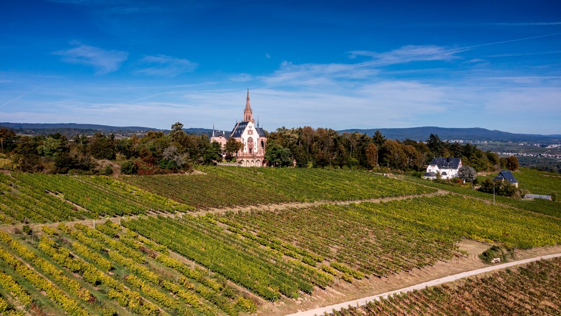 Binger Kirchberg mit Sankt Ruperts Kloster Binger Kirchberg mit Sankt Ruperts Kloster