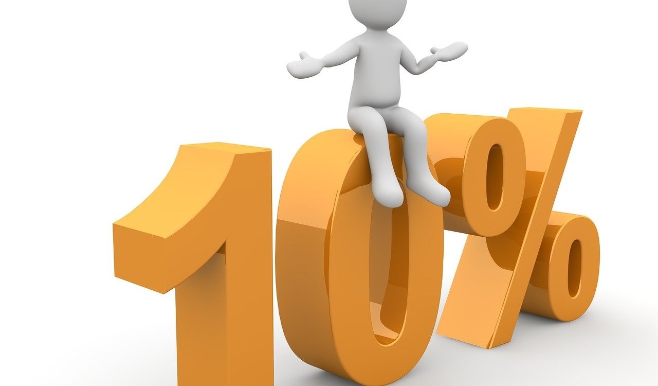 10% Prozent, © Peggy und Marco Lachmann-Anke /Pixabay 10% Prozent, © Peggy und Marco Lachmann-Anke /Pixabay