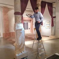 Scannen der Figuren © Stadt Ingelheim/MbdK Scannen der Figuren © Stadt Ingelheim/MbdK