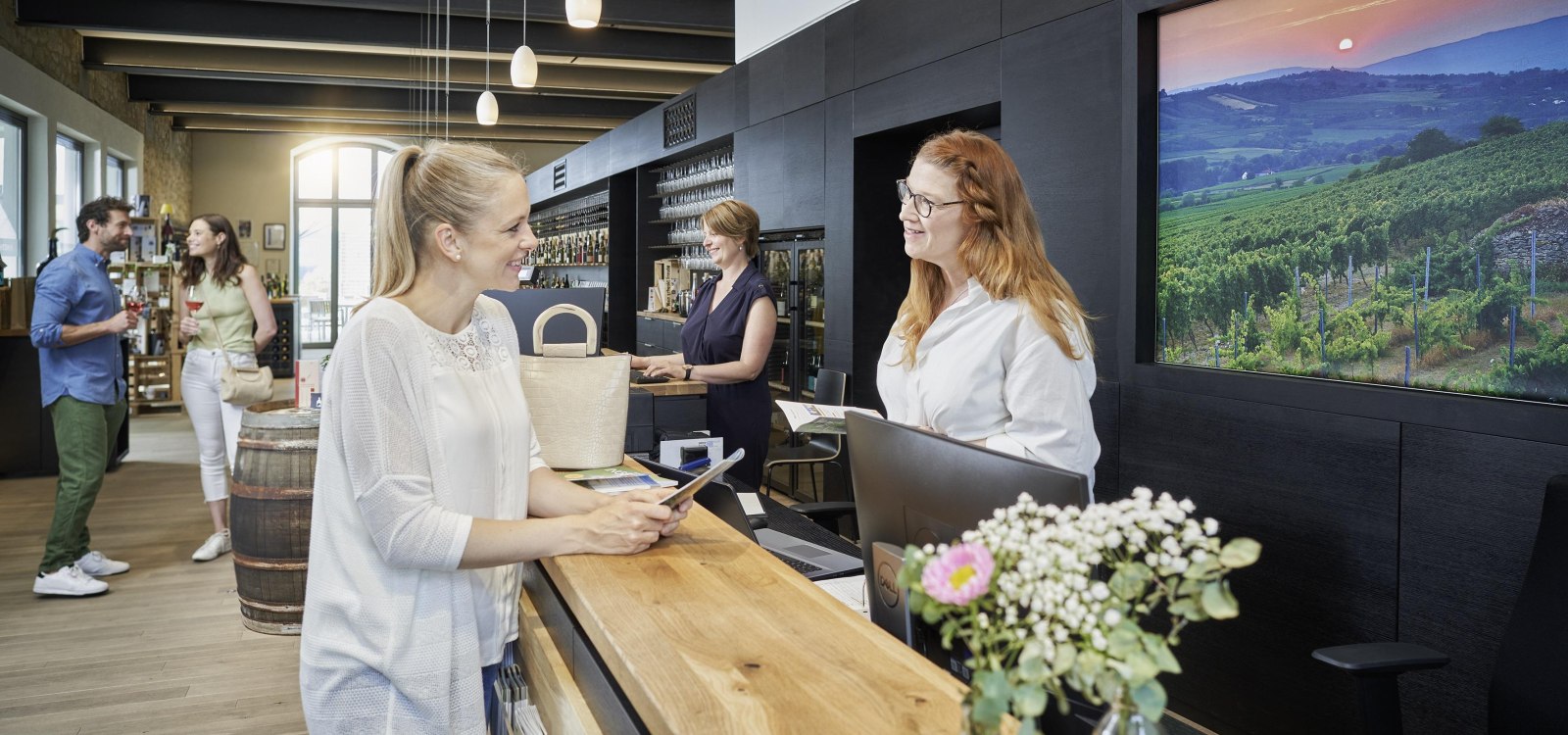 Toeristische informatie in de wijnkelder Toeristische informatie in de wijnkelder