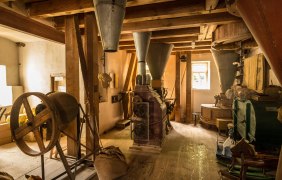 Das Innere der alten Wassermühle © Dominik Ketz Das Innere der alten Wassermühle © Dominik Ketz