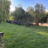 Pause beim Radlertreff am Selztalradweg Pause beim Radlertreff am Selztalradweg