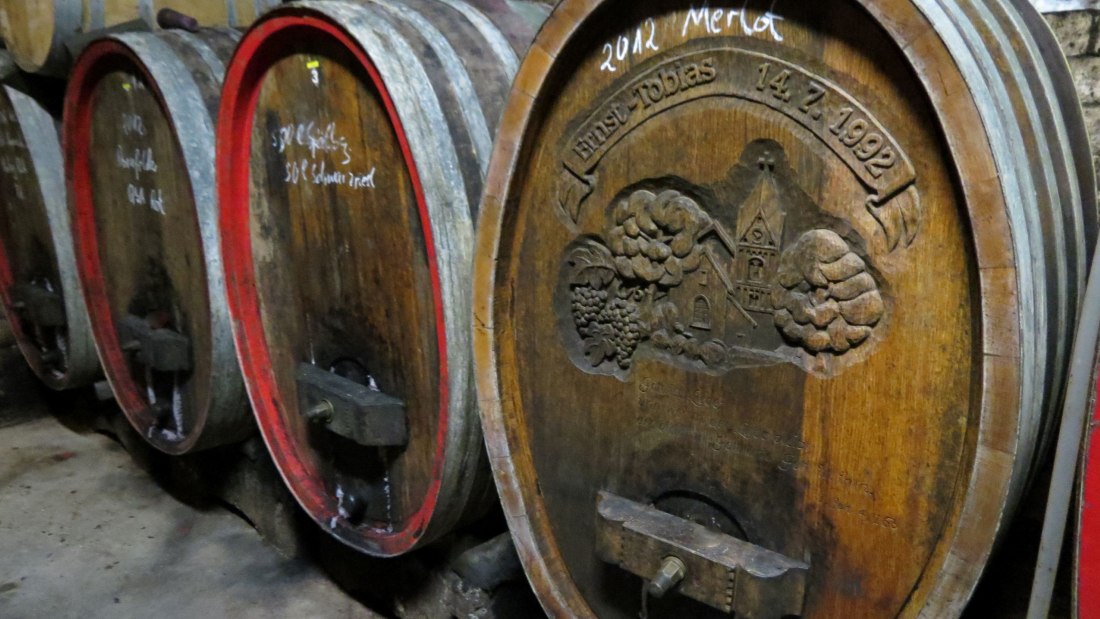 Weingut Margaretenhof_Weinkeller Holzfässer, © Weingut Margaretenhof Weingut Margaretenhof_Weinkeller Holzfässer, © Weingut Margaretenhof