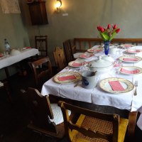 Esszimmertisch im Fischerhaus Esszimmertisch im Fischerhaus