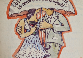 Grafik aus dem Goldenen Buch der Stadt Grafik aus dem Goldenen Buch der Stadt