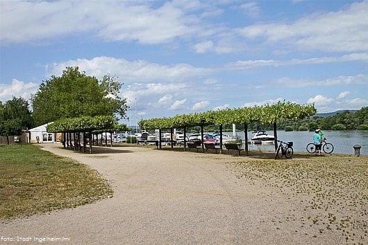 Rheinufer in Heidenfahrt, © Stadt Ingelheim/ml Rheinufer in Heidenfahrt, © Stadt Ingelheim/ml