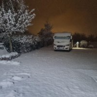Panoramablick im Schnee Panoramablick im Schnee