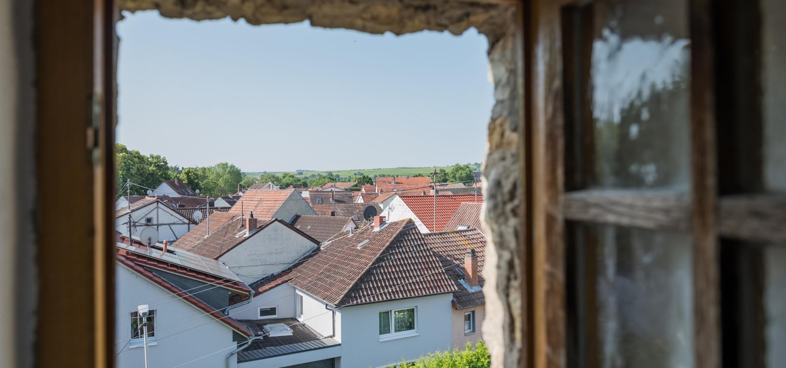 Aus dem Fenster raus fotografiert Aus dem Fenster raus fotografiert