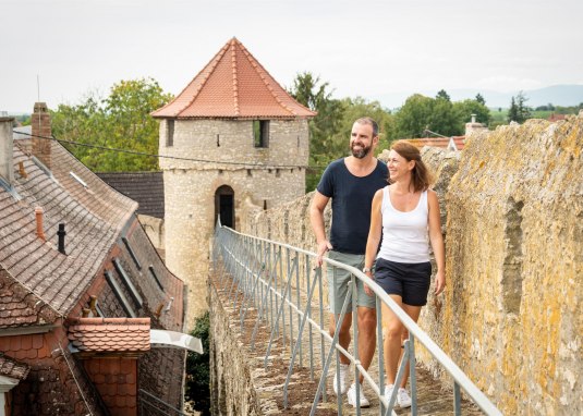 Auf der Fleckenmauer © Dominik Ketz/Rheinhessen-Touristik Auf der Fleckenmauer © Dominik Ketz/Rheinhessen-Touristik