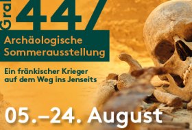 Ein fränkischer Krieger auf dem Weg ins Jenseits © Alexander Sell/IkuM GmbH Ein fränkischer Krieger auf dem Weg ins Jenseits © Alexander Sell/IkuM GmbH