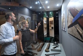 Grab 447 - Ausstellung © Kristina Schaefer/IKuM GmbH Grab 447 - Ausstellung © Kristina Schaefer/IKuM GmbH