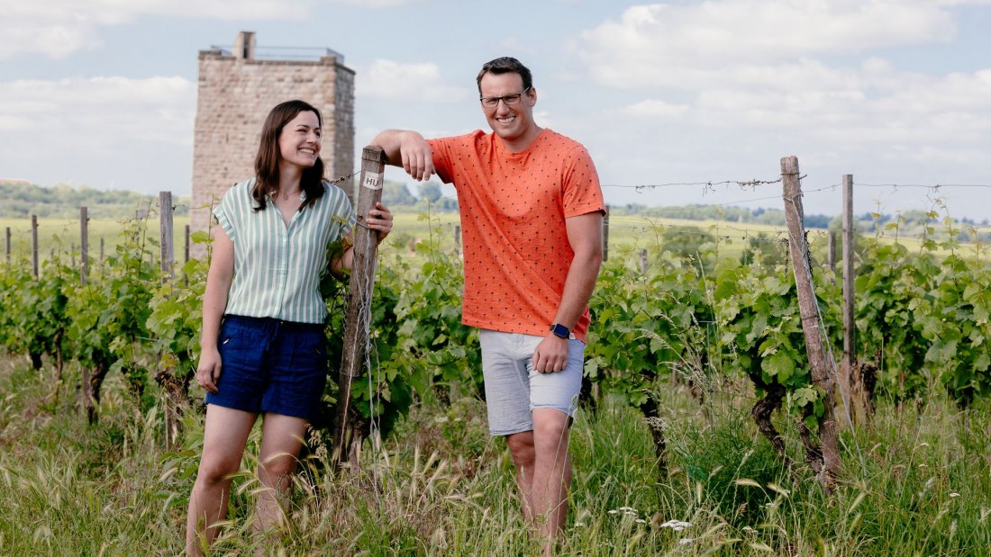 Weingut Fritz Ekkehard Huff_Christine und Jeremy, © Jason Sellers Weingut Fritz Ekkehard Huff_Christine und Jeremy, © Jason Sellers