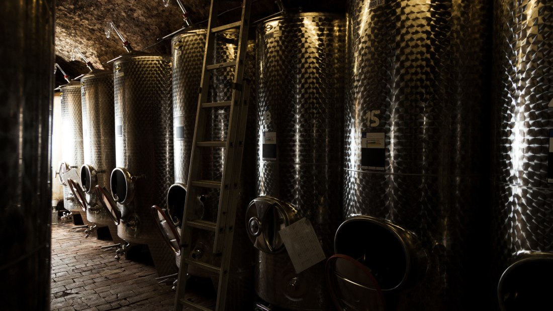 Weingut Dackermann_Edelstahltank, © Weingut Dackermann Weingut Dackermann_Edelstahltank, © Weingut Dackermann