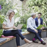 Binnentuin in de wijnkelder Binnentuin in de wijnkelder