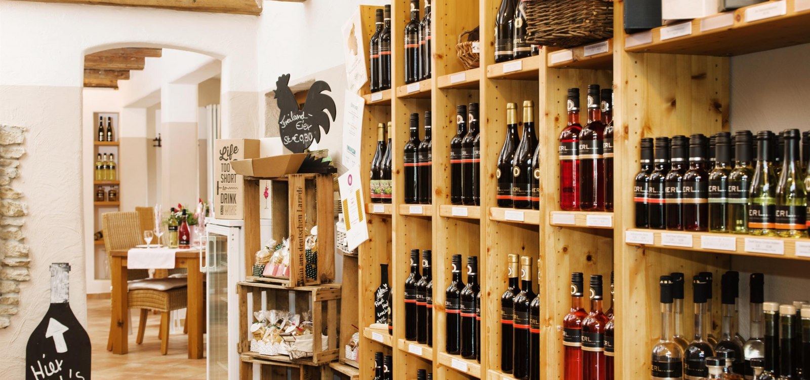 Vinothek Weingut Merl, © Carsten Costard Vinothek Weingut Merl, © Carsten Costard