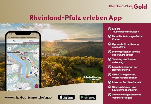 Rheinland-Pfalz APP, © Rheinland-Pfalz Tourismus GmbH Rheinland-Pfalz APP, © Rheinland-Pfalz Tourismus GmbH