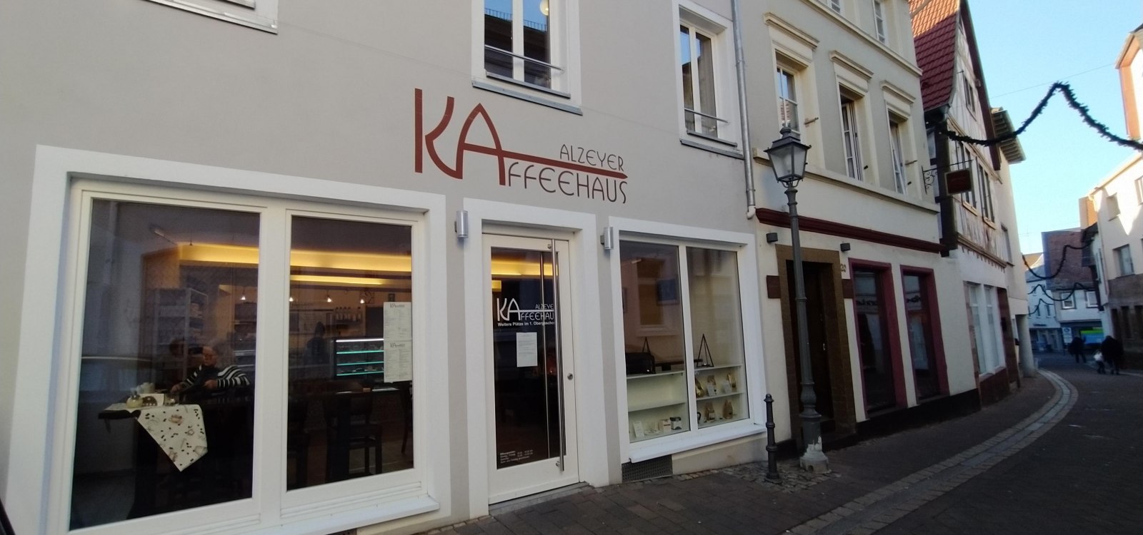 Strassenansicht Kaffehaus, © K.Best/TI Alzey Strassenansicht Kaffehaus, © K.Best/TI Alzey