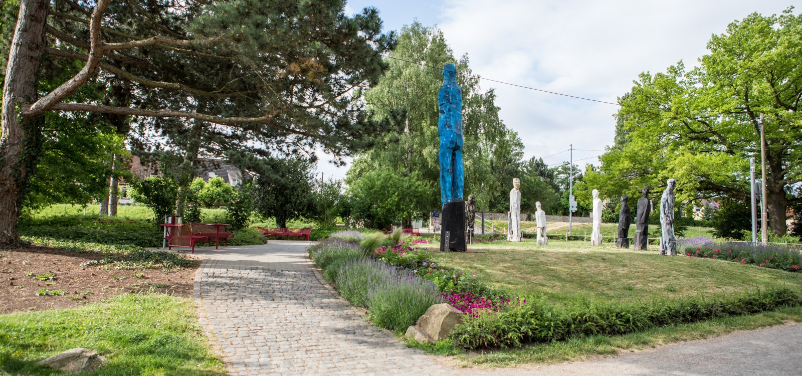 Tassilofiguren am Jungaugelände in Ingelheim, © Doreen Tomkowitz/Stadt Ingelheim Tassilofiguren am Jungaugelände in Ingelheim, © Doreen Tomkowitz/Stadt Ingelheim