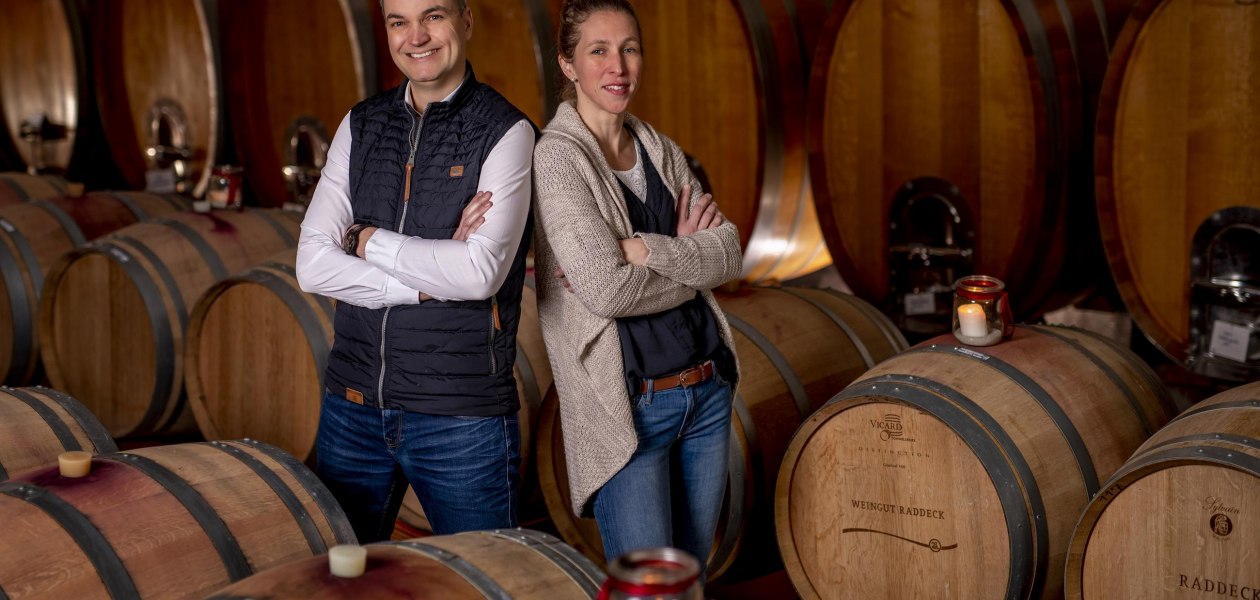 Stefan und Anna Raddeck, &copy; Weingut Raddeck