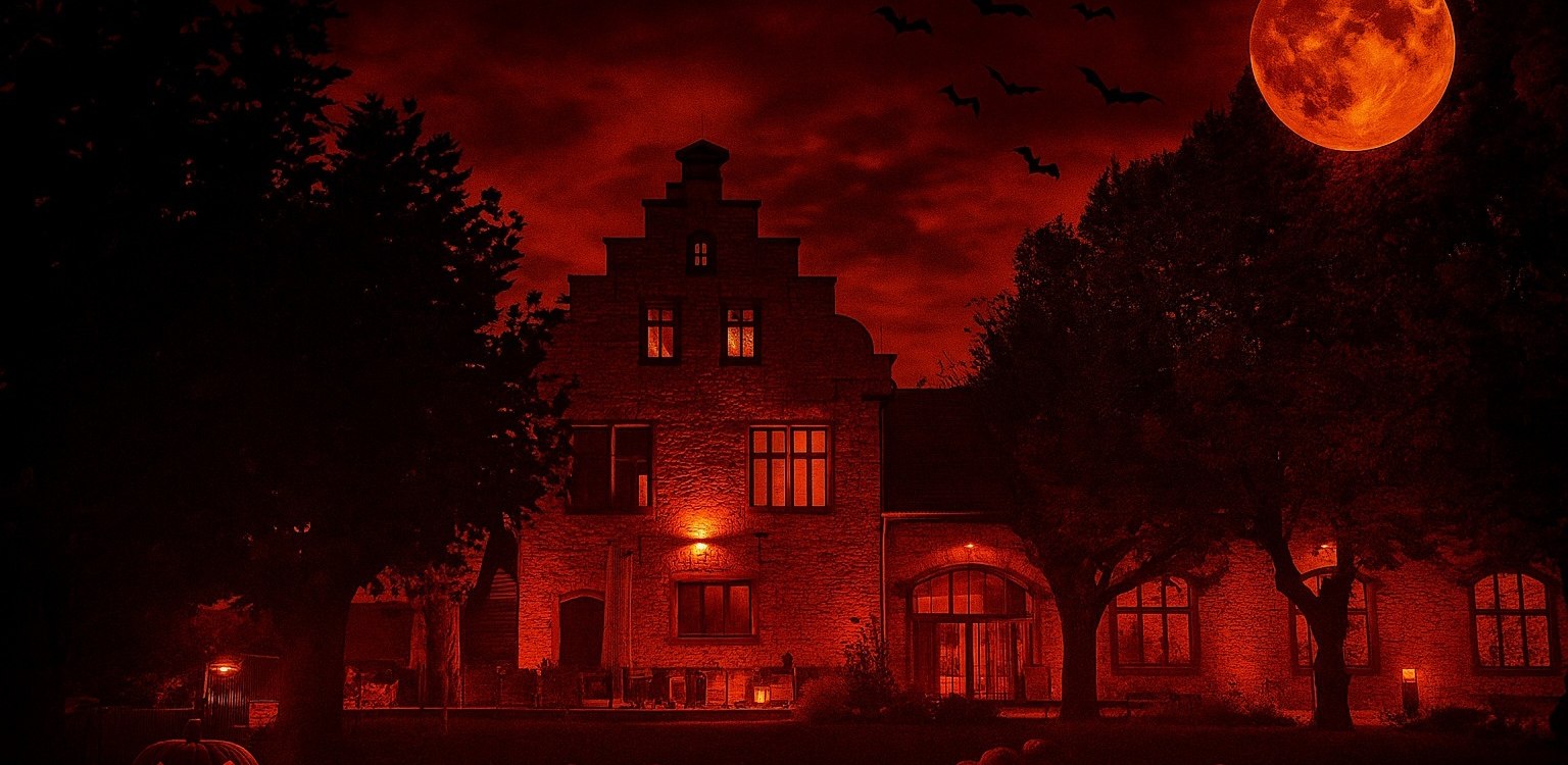 Winzerkeller an Halloween, &copy; IkUM GmbH/Rainer Oppenheimer mit KI bearbeitet