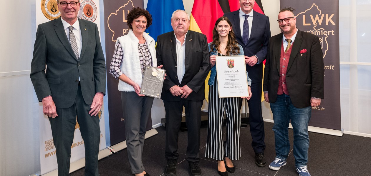 Gro&szlig;er Staatsehrenpreis 2025 Weingut Wilhelm Laubenstein 2, &copy; LWK RLP/Carsten Costard