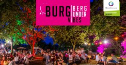 Das Weinfest wurde auch als weiteres "Rheinhessen AUSGEZEICHNETES Weinfest" in der Rotweinstadt Ingelheim ausgezeichnet. &copy; Veranstalter von BurgBerg under Vibes/Philipp Wasem