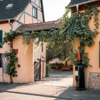 Weingut Wasem Doppelst&uuml;ck Hofeingang