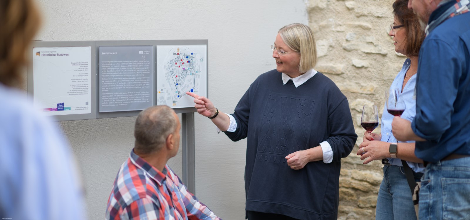Historischer Rundgang Kaiserpfalz, &copy; Angelika Stehle/Stadt Ingelheim