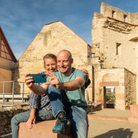 Denkmal Heidesheimer Tor Selfie © Dominik Ketz/RHT GmbH