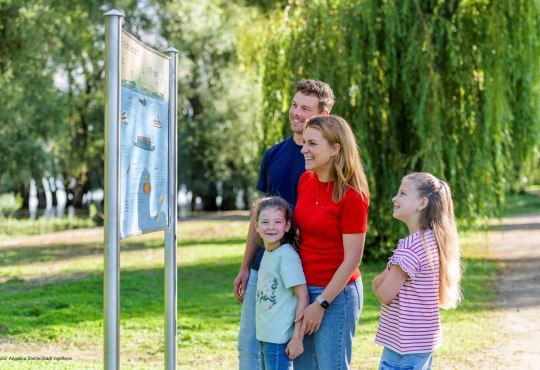 Rheinauen-Erlebnispfad mit Familie, &copy; Angelika Stehle/Stadt Ingelheim