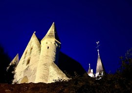 Burgkirche bei Nacht