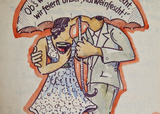 Grafik aus dem Goldenen Buch der Stadt