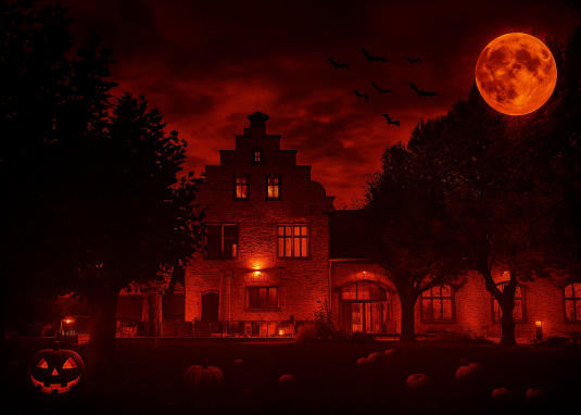 Halloween-Gruseltour &copy; KI generiert -  Rainer Oppenheimer