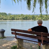 Rheinufer Heidenfahrt - Uitzicht op Inselrhein