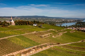 Binger Kirchberg mit Sankt Ruperts Kloster