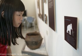 Schon die ersten Menschen in Ingelheim haben vor &uuml;ber 300.000 Jahren Spuren hinterlassen, die heute im Museum bei der Kaiserpfalz bestaunt werden k&ouml;nnen. &copy; Museum bei der Kaiserpfalz, Foto: Albrecht Haag