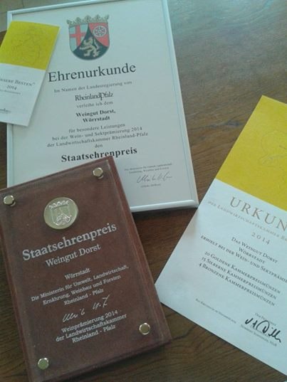 Weingut Dorst_Staatsehrenpreis, &copy; Weingut Dorst