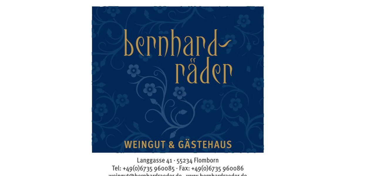 Weingut Bernhard-R&auml;der_Logo, &copy; Weingut Bernhard-R&auml;der