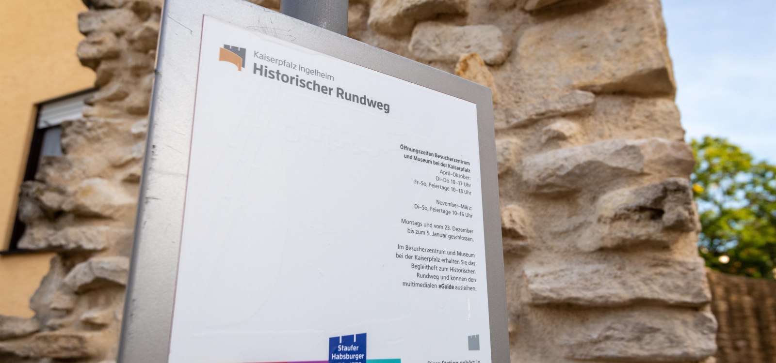 Historischer Rundgang Kaiserpfalz Ingelheim, &copy; Dominik Ketz/RHT GmbH
