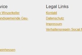 Leichte Sprache - Footer bereich