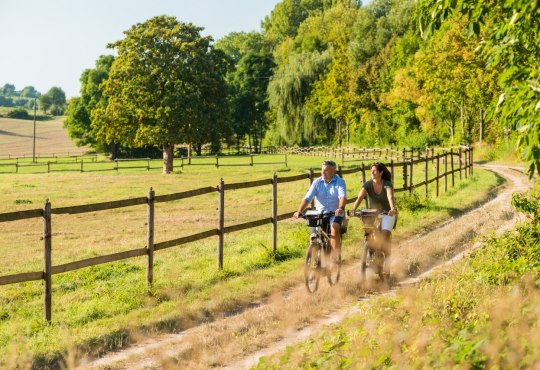 Relaxed cycling in the Selztal near Gro&szlig;-Winternheim, &copy; Dominik Ketz