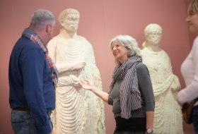 F&uuml;hrung im Museum bei der Kaiserpfalz &copy; Angelika Stehle/Stadt Ingelheim
