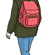 Leichte Sprache -Wandern in Ingelheim © Lebenshilfe für Menschen mit geistiger Behinderung Bremen e.V.; Illustrator: Stefan Albers, Atelier Fleetinsel, 2013