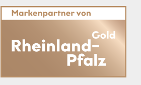 Leichte Sprache - Logo RLP Gold