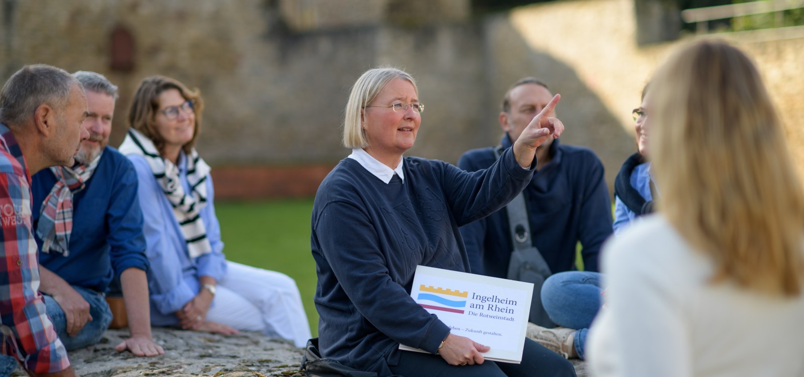 F&uuml;hrung in der Kaiserpfalz, &copy; Angelika Stehle/Stadt Ingelheim