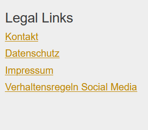 Leichte Sprache - Legal Links