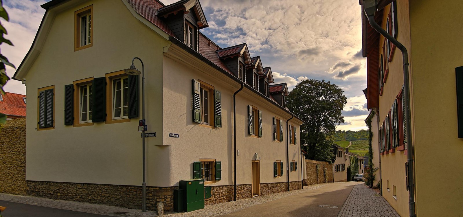 Edelgasse/Ecke Stiegelgasse, &copy; Rainer Oppenheimer/Stadt Ingelheim