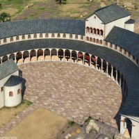 Halbkreisbau 1 © Archimedix/Stadt Ingelheim