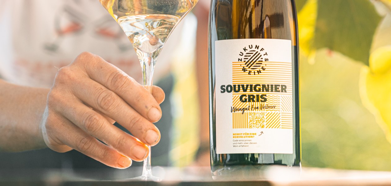 Eva Vollmer mit Zukunftsweine