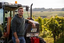 Mark Hahn Weine_Traktor, &copy; Mark Hahn Weine Weingut Hahn GbR